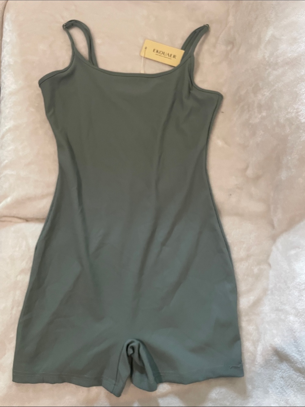 Olive Green One-Piece Romper
